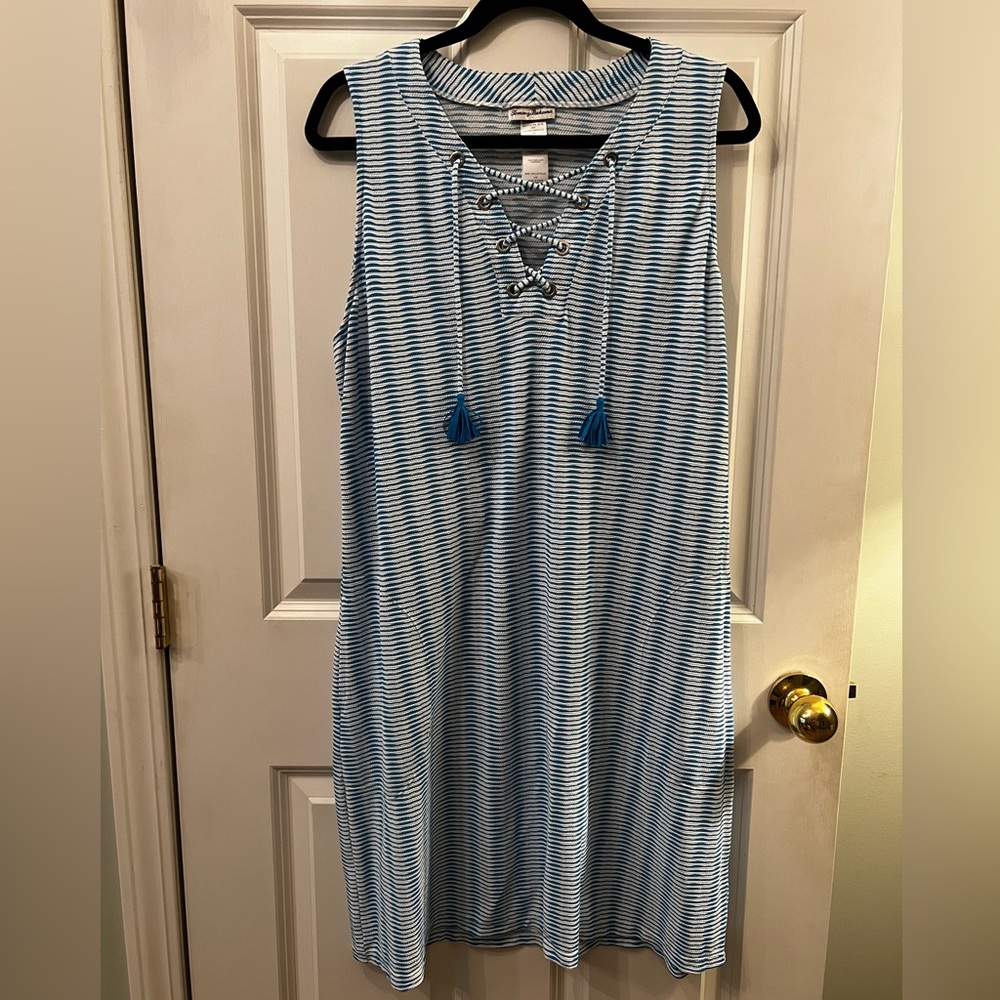 Tommy Bahama Island Cays Lace-Up Dress
